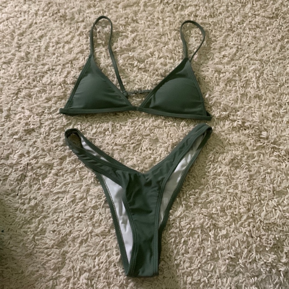 Shein Green Bikini Set